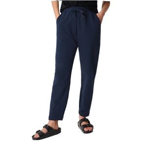 Sweaty Betty Essential Tapered Trouser Sweatpants in Navy Blue Size Small